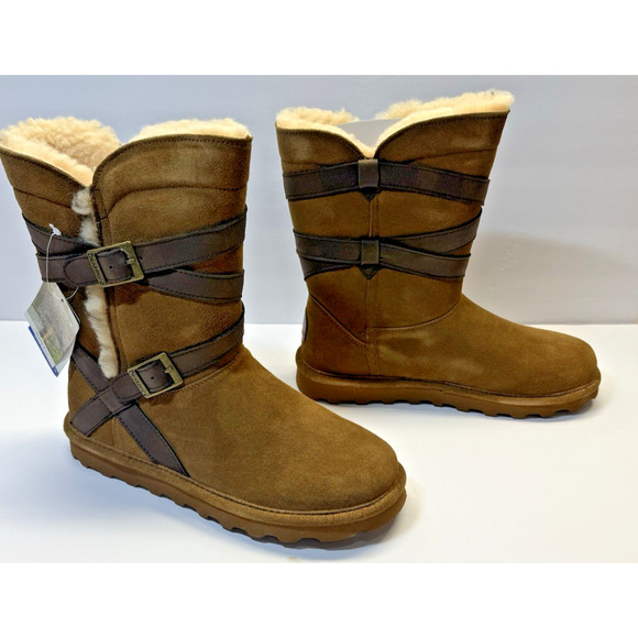 BearPaw Shoes - BearPaw Shelby 2012W Hickory II Women's Size 10 M Wool Sheep Skin New With Box